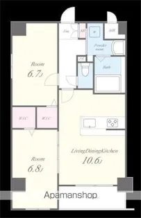 レイ和白【2階】の間取り