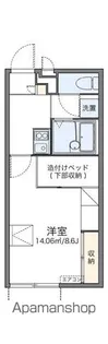 レオパレスエミネンスⅡ【105号室】の間取り