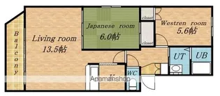 グランベルサ【6-502号室】の間取り