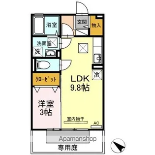 サニーはうす【1階】の間取り