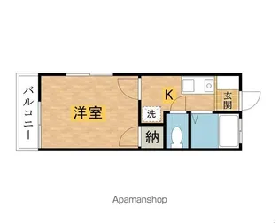 リトルシャイン【1階】の間取り