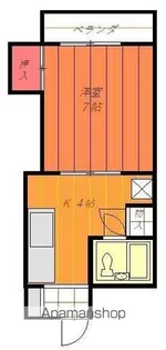 東一万ビル【4階】の間取り