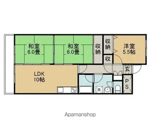 3LDKの間取り画像