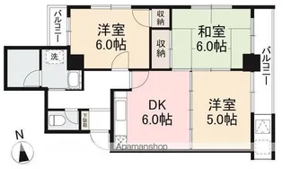 ロイヤルメゾン栗林【703号室】の間取り