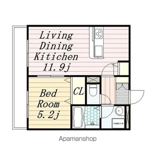 リブリ・エテルナ【1階】の間取り