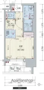 プレサンス桜通グレイス【4階】の間取り