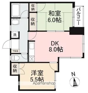 ロイヤルメゾン栗林【3階】の間取り