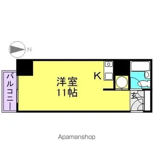 ファミール富士見【309号室】の間取り