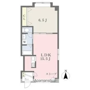 マルサンビルⅡ【307号室】の間取り