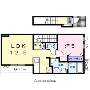 ミュールベルク【2階】の間取り