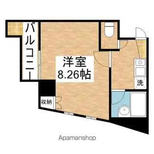 1Kの間取り画像