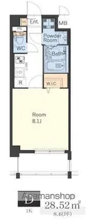 ヴィッラ アプリーレ 西新南【5階】の間取り