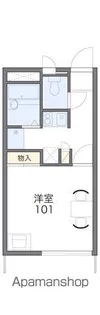 レオパレスロック フィールド【2階】の間取り