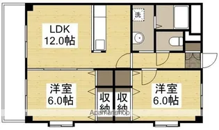 ソネヴァ【3階】の間取り