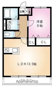 サウスレーブ【2階】の間取り