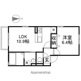 ペガサス【1階】の間取り