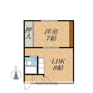 グリーンハイツ【2階】の間取り