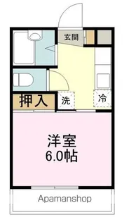 柏コーポ【103号室】の間取り