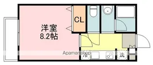 アスコット堤町【1階】の間取り