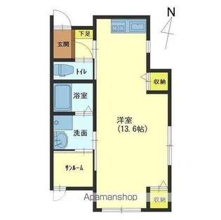 エストレラ B【107号室】の間取り