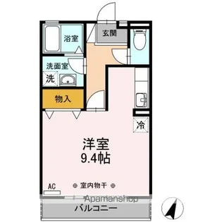 エスメール川合【2階】の間取り