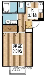 ノーブルカノン【2階】の間取り