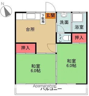 明治第1マンション【2階】の間取り
