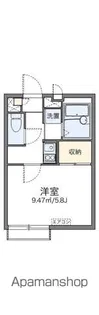 レオパレスBRISE関町東【3階】の間取り