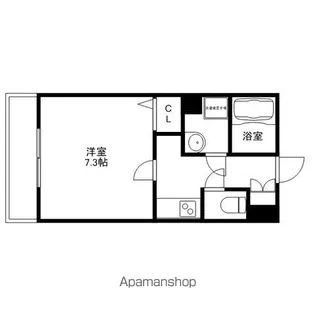 エコロジー栄レジデンス【2階】の間取り