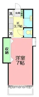 エクセレント【1階】の間取り