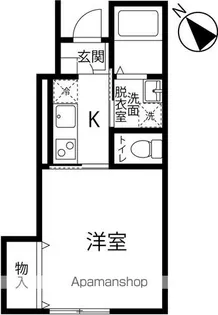 メゾン ド ヴェール【1-D号室】の間取り