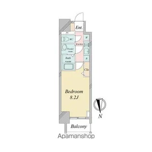 愛知県名古屋市中区新栄3丁目【マンション】の間取り