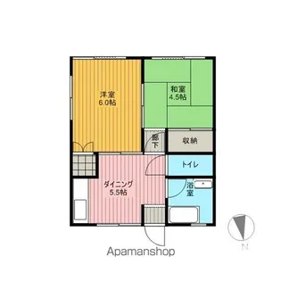 LEBEN HEIMⅡ(レーベンハイムⅡ)【2階】の間取り