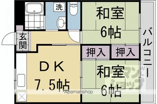 サンフラワー【B305号室】の間取り