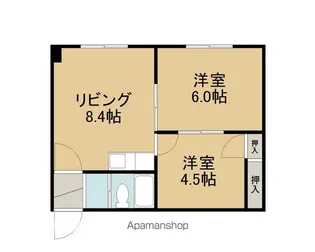 第5ロイヤルマンション【202号室】の間取り