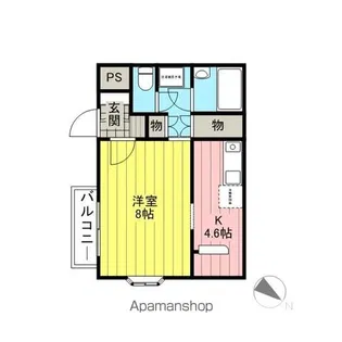 東大宮ダイカンプラザ【401号室】の間取り