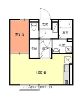セジュール沢里II【2階】の間取り