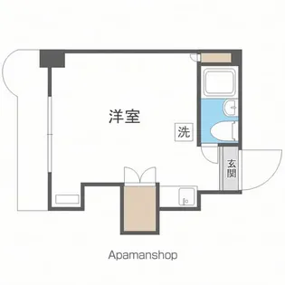 サイレンス医大前【8階】の間取り