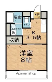 鎌田スカイ【102号室】の間取り