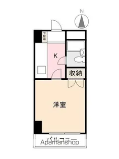 サンマリービル【2階】の間取り