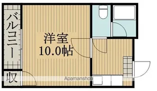 メゾン・テ・シャン【1階】の間取り