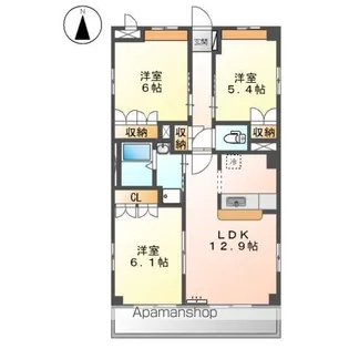 サンローズ【2階】の間取り