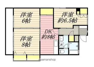 幸三マンション【208号室】の間取り