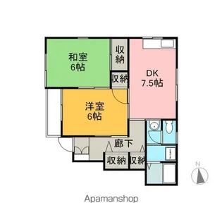 パステルハイム・M【1階】の間取り