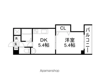 GLANZ HAUS 野洲【403号室】の間取り