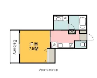 PLEINSOLEIL古江西町【1階】の間取り