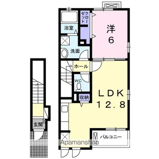 ソレイユ【2階】の間取り