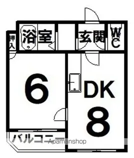 コンフォートクサカ【306号室】の間取り