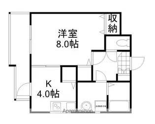 ラフィーネ大供【207号室】の間取り