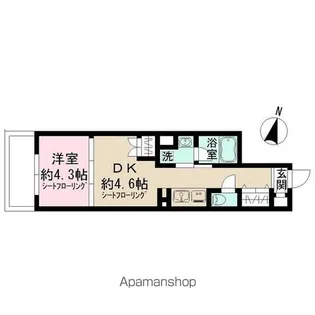ADMIRAL HIMONYA【2階】の間取り